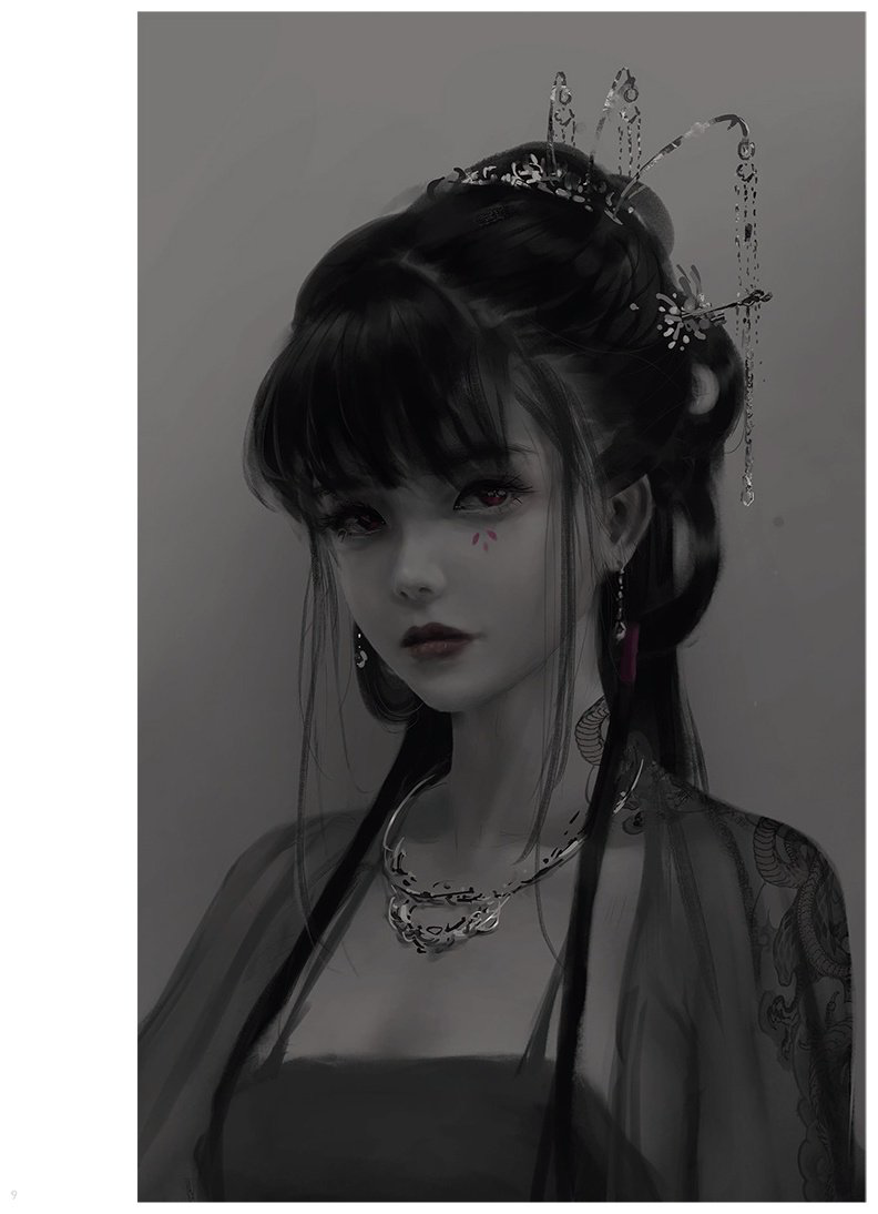 Книга Ван Лин: Призрачный Клинок.&nbsp;GhostBlade. Иллюстрации WLOP. Темная синева купить,NaN