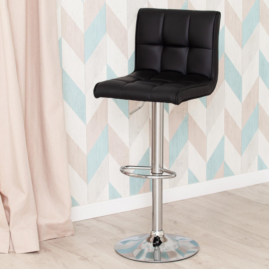  Барный стул Tetchair Barber 92x43x50см черный купить,NaN