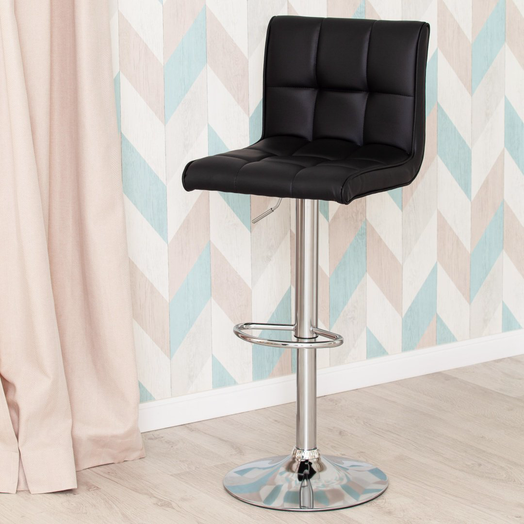  Барный стул Tetchair Barber 92x43x50см черный купить,NaN