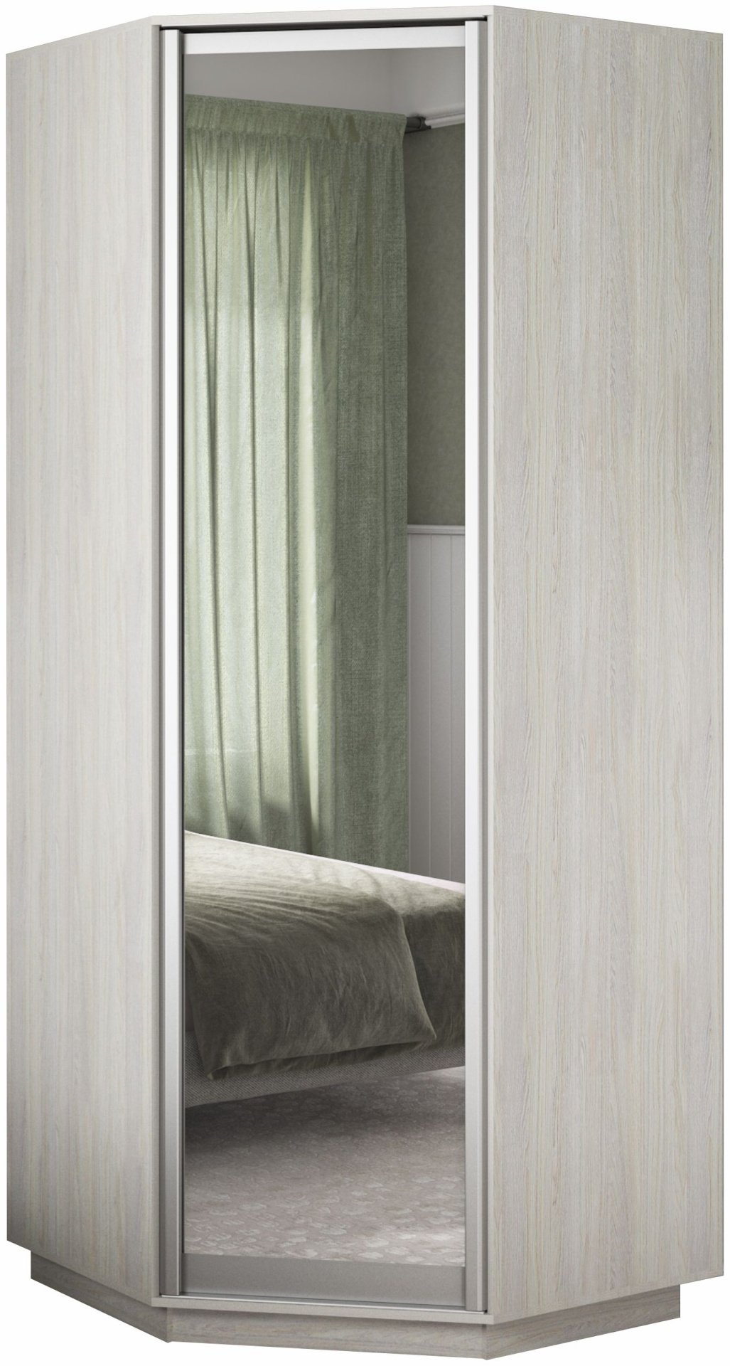 Шкаф угловой Мебель Азии Экспресс-1, 90x240х90 см, светло серый - ForteMarket Шкаф угловой Мебель Азии Экспресс-1, 90x240х90 см, светло серый купить,0
