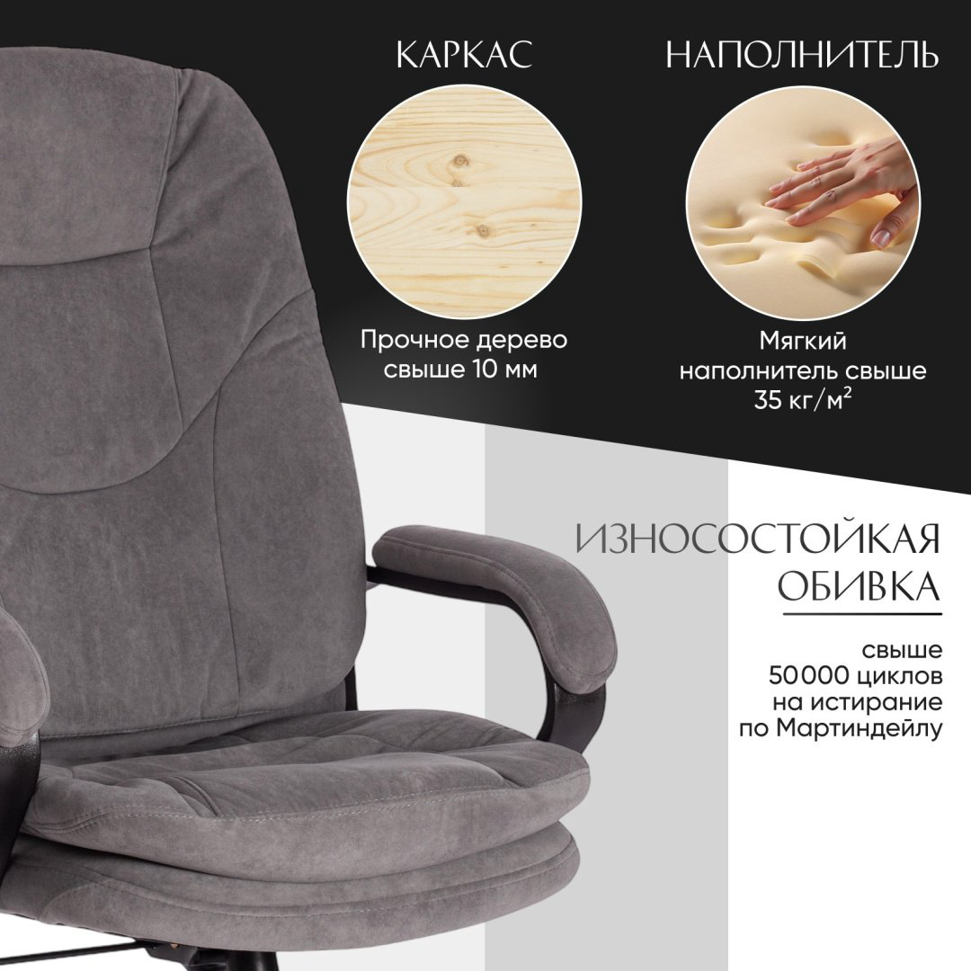 Офисное кресло Tetchair Comfort LT 19386, серый купить,NaN
