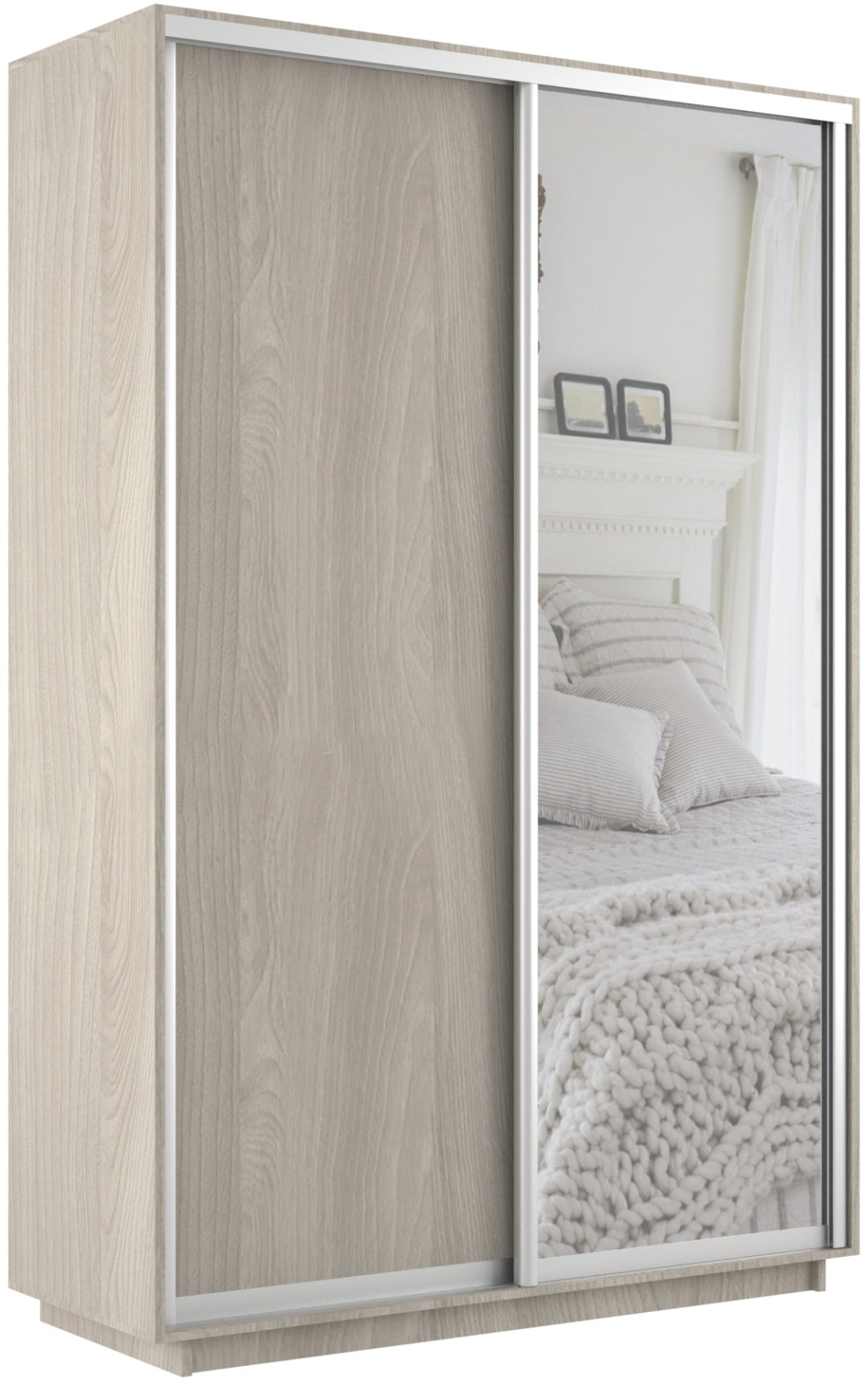 Шкаф-купе Мебель Азии Экспресс 2Д1ЗП, 120x220х60 см, бежевый - ForteMarket Шкаф-купе Мебель Азии Экспресс 2Д1ЗП, 120x220х60 см, бежевый купить,0
