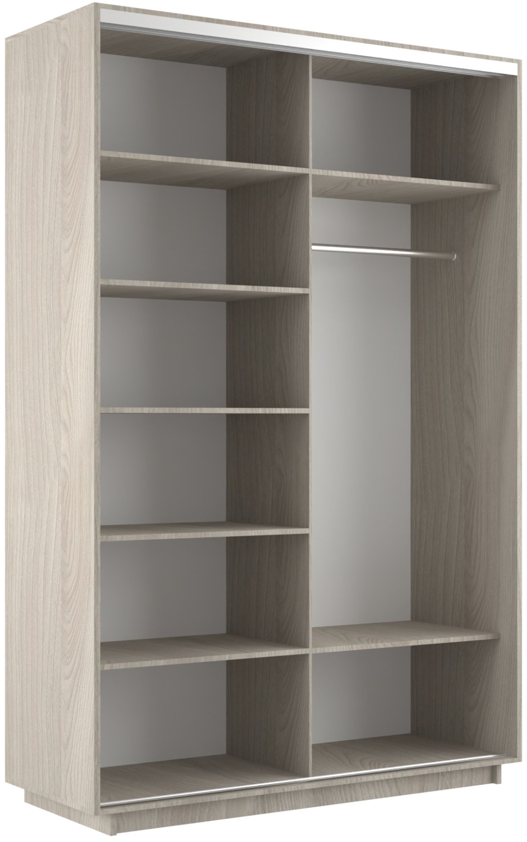 Шкаф-купе Мебель Азии Экспресс 2Д1ЗП, 120x220х60 см, бежевый - ForteMarket Шкаф-купе Мебель Азии Экспресс 2Д1ЗП, 120x220х60 см, бежевый купить,0