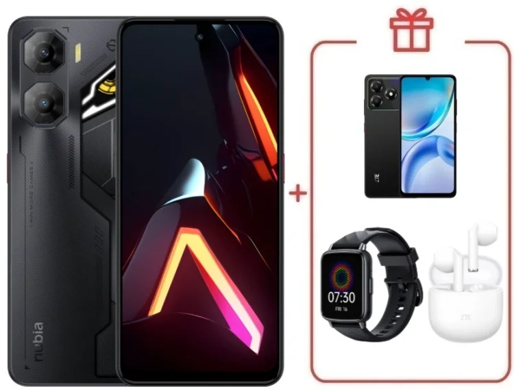 Смартфон ZTE Nubia Neo 3 5G 8/256GB черный + подарок  купить,NaN