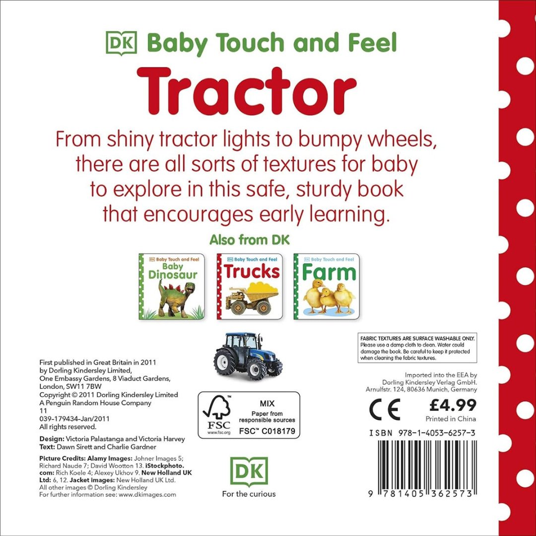 Книга  Baby Touch and Feel.&nbsp;Tractor купить,NaN