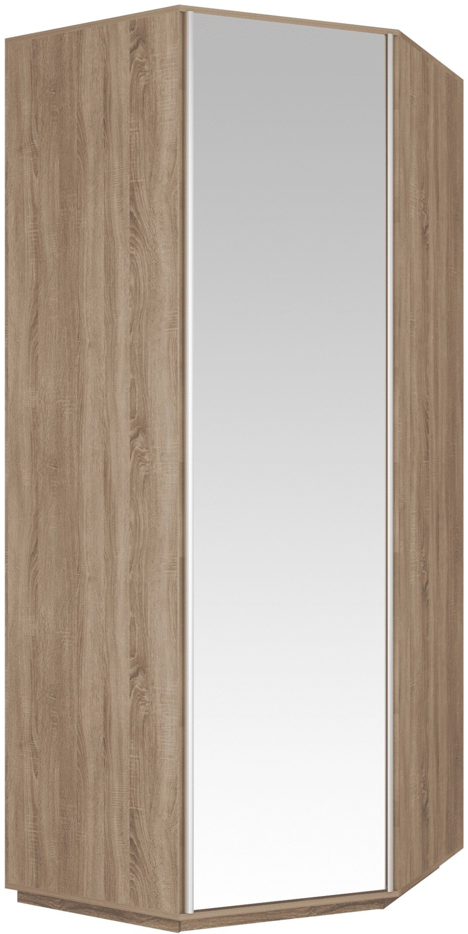Распашной шкаф Мебель Азии Экспрес, 90x220х90 см, коричневый