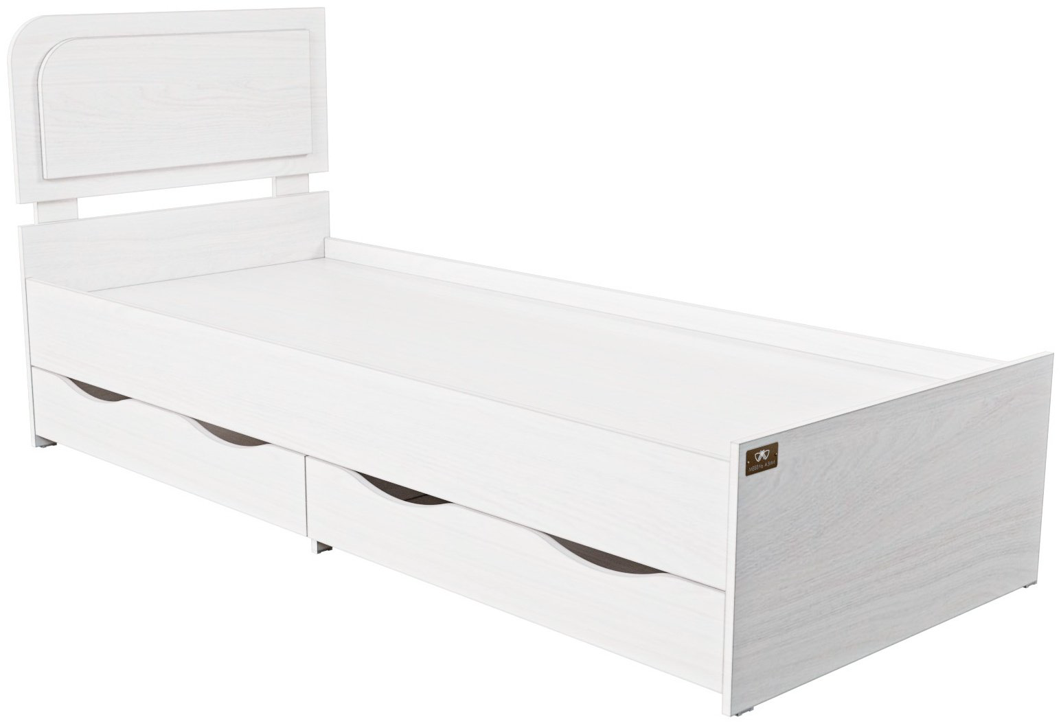 Кровать Мебель Азии Соня 80x200см с матрасом светло-серая купить,NaN