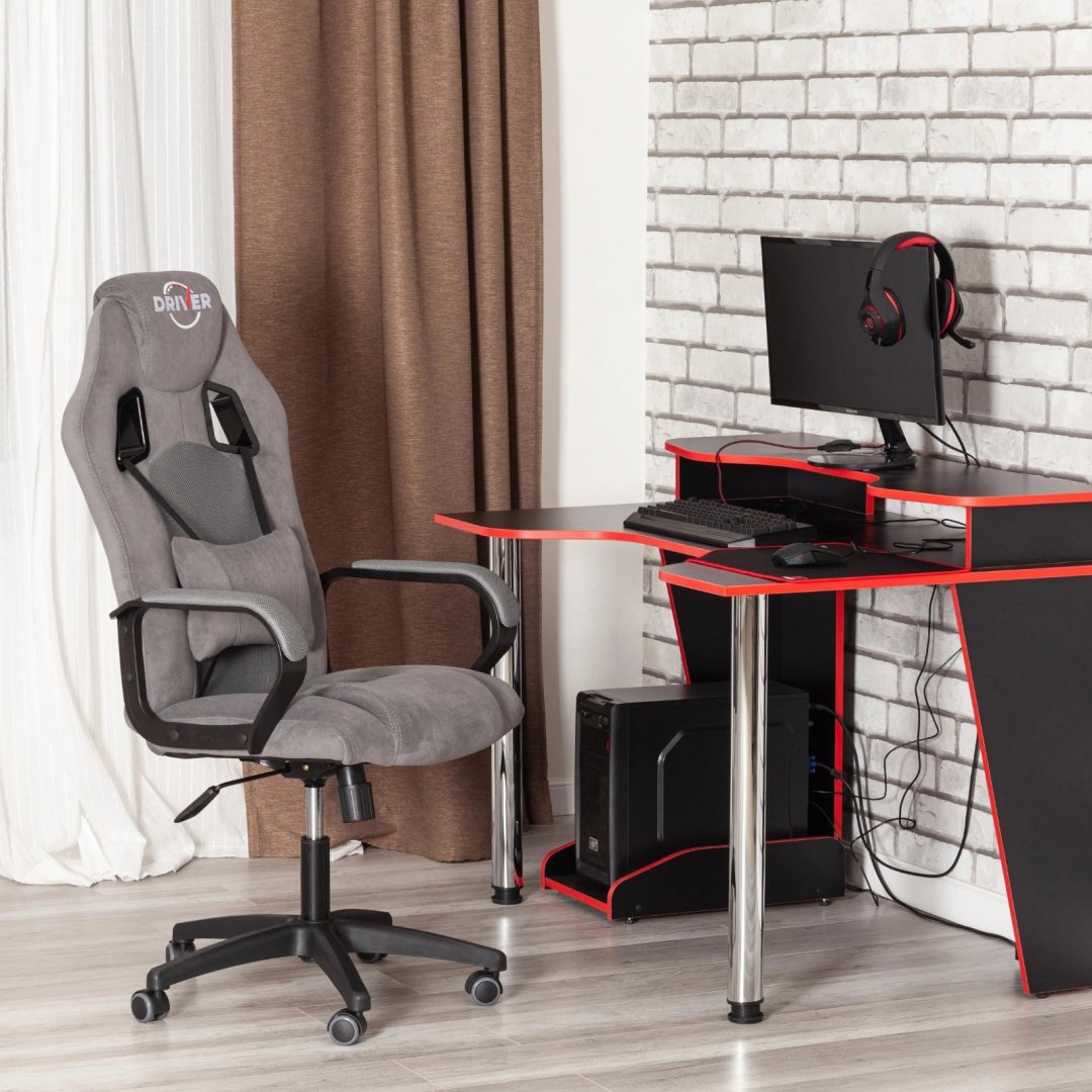 Игровое кресло Tetchair 19291 DRIVER, серый купить,NaN