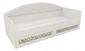 Кровать Заречье Ливадия Мод. Л8м 800х2000 белая купить,NaN