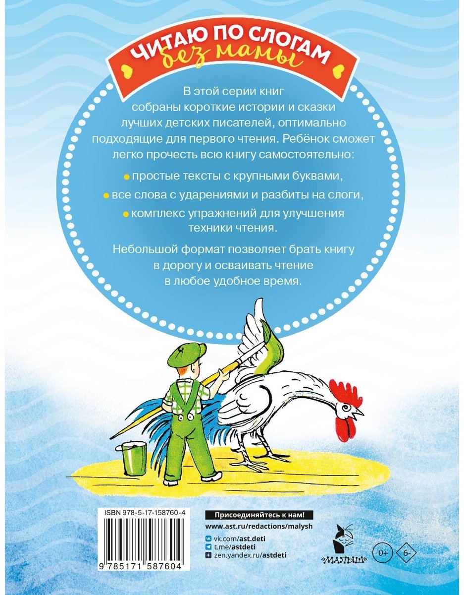 Книга Сутеев В. Г.: Сказки В. Сутеева: слог за слогом купить,NaN