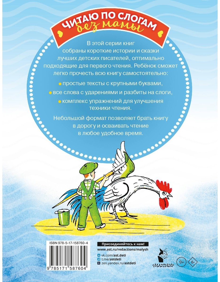 Книга Сутеев В. Г.: Сказки В. Сутеева: слог за слогом купить,NaN