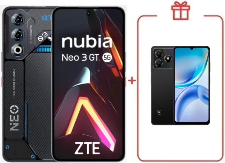 Смартфон ZTE Nubia Neo 3 GT 5G 8/256GB черный + подарок  купить,NaN