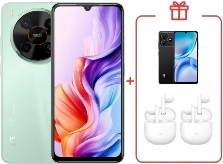 Смартфон ZTE Nubia V70 Max 6/128GB зеленый + подарок  купить,NaN