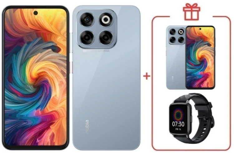 Смартфон ZTE Nubia V70 8/256GB серый + подарок  купить,NaN