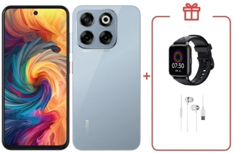 Смартфон ZTE Nubia V70 8/256GB серый + подарок  купить,NaN