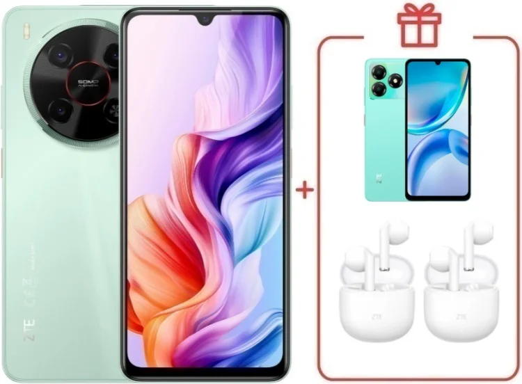 Смартфон ZTE Nubia V70 Max 6/128GB зеленый + подарок  купить,NaN
