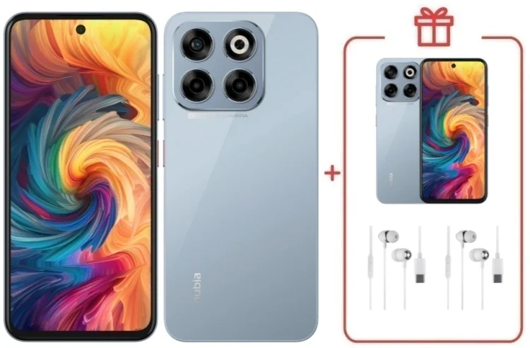Смартфон ZTE Nubia V70 8/256GB серый + подарок  купить,NaN