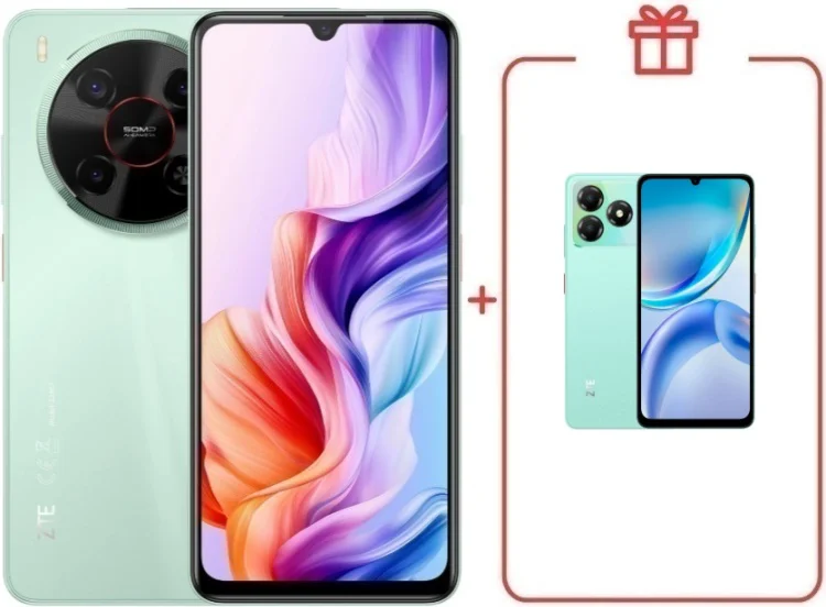 Смартфон ZTE Nubia V70 Max 6/128GB зеленый + подарок  купить,NaN