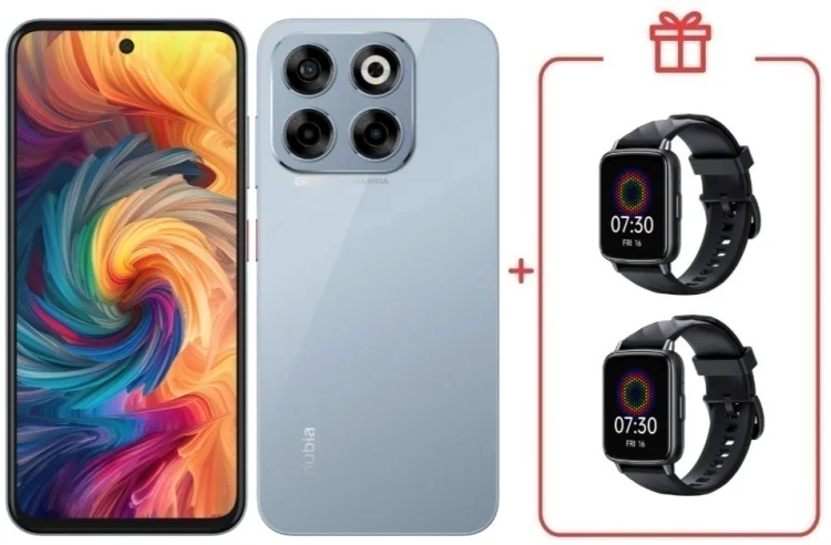 Смартфон ZTE Nubia V70 8/256GB серый + подарок  купить,NaN