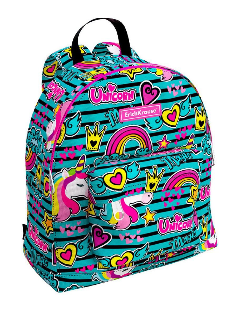 Рюкзак Erich Krause EasyLine Mini 6L Unicorns голубой купить,NaN