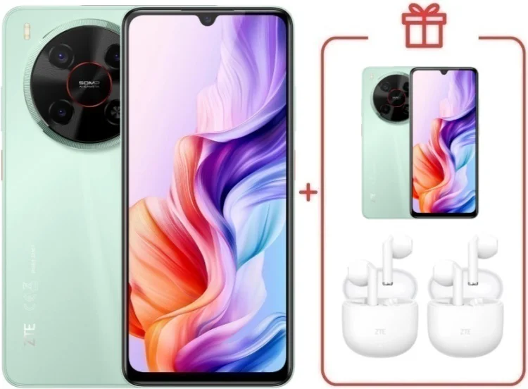 Смартфон ZTE Nubia V70 Max 6/128GB зеленый + подарок  купить,NaN