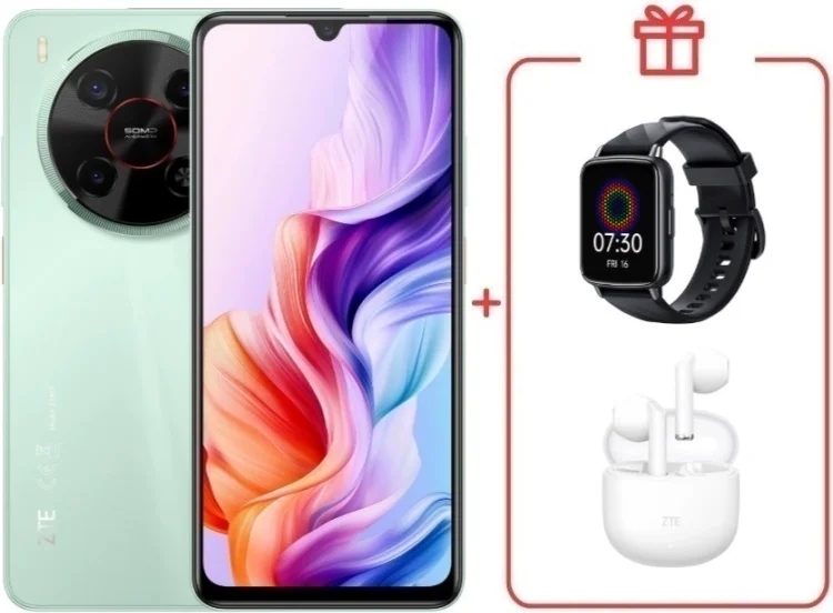 Смартфон ZTE Nubia V70 Max 6/128GB зеленый + подарок