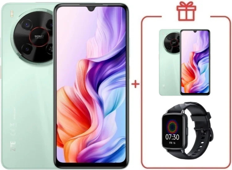 Смартфон ZTE Nubia V70 Max 6/128GB зеленый + подарок  купить,NaN