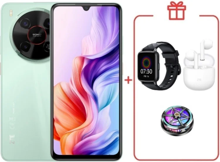 Смартфон ZTE Nubia V70 Max 6/128GB зеленый + подарок  купить,NaN