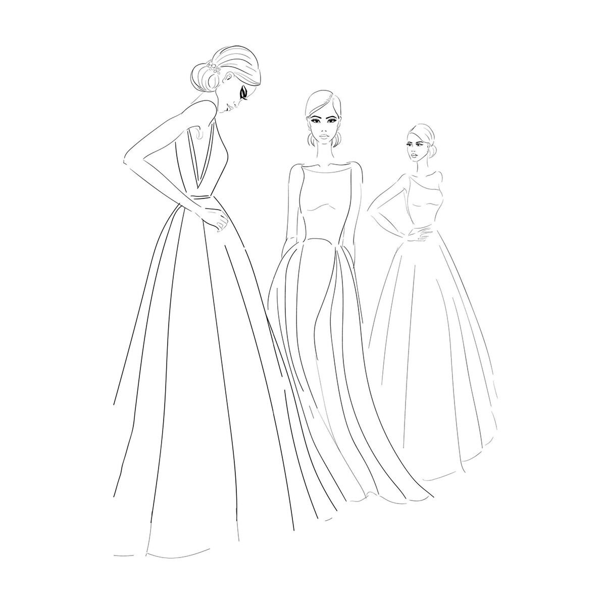 Рисование Флай У. Fashion-иллюстрация купить,NaN