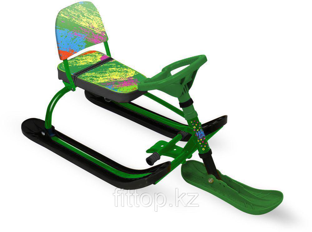 Снегокат Ника Twiny 1 TW1/K2 с красками зеленый купить,NaN