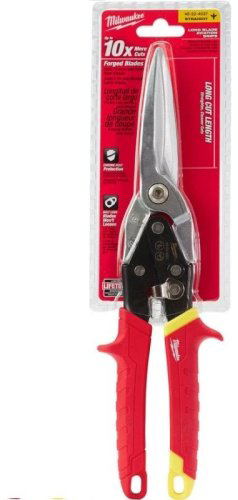 Ножницы строительные Milwaukee Long cut straight aviation 48224537 купить,NaN