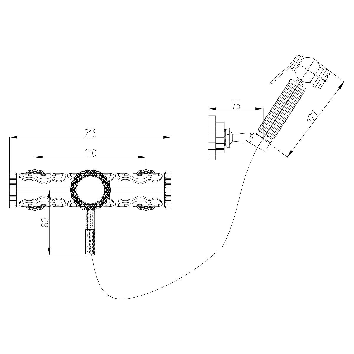 Смеситель Lemark Jasmine LM6618B бронза купить,62230