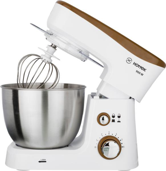 Кухонный комбайн Hottek HT-977-001 бело-коричневый купить,NaN