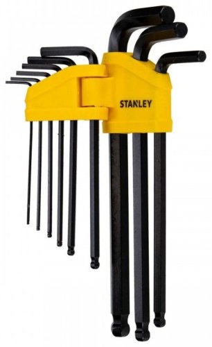 Шестигранный ключ STANLEY Г-образный 9 шт, 0-69-256