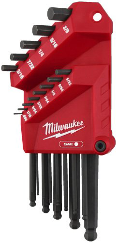 Шестигранный ключ Milwaukee Г-образный 13 шт, L-Form Hex Key Set 4932493615 купить,NaN