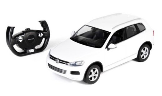 Радиоуправляемая машина Rastar Volkswagen 1:14 Touareg 49300W белая