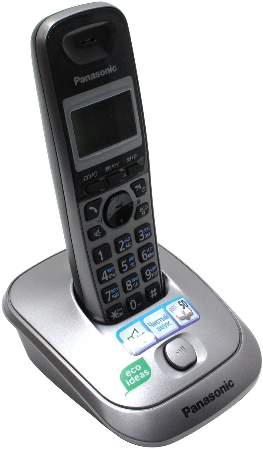 Радиотелефон Panasonic KX-TG2511RUM серый купить,26190