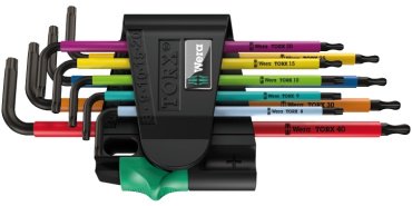 Шестигранный ключ Wera Г-образный 9 шт, 05024335001