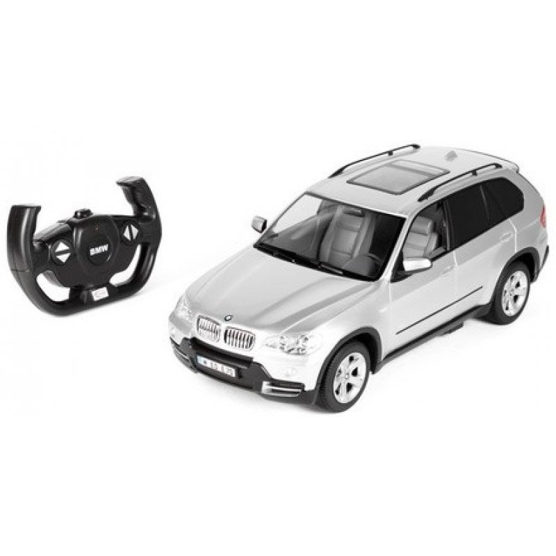 Радиоуправляемая машина Rastar 1:14 BMW X5 23200S серебристая купить,NaN