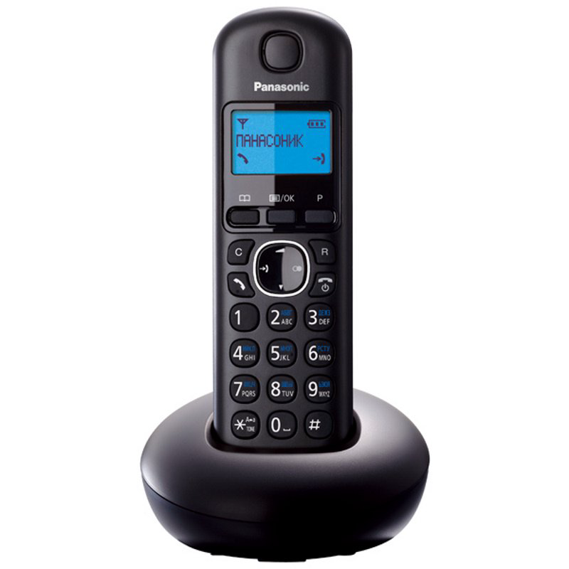  Радиотелефон Panasonic KX-TGB210RUB черный купить,NaN