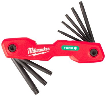 Шестигранный ключ Milwaukee набор складной 8 шт, 4932480979