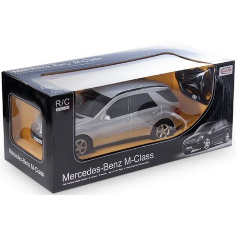 Радиоуправляемая машина Rastar 1:14 Mercedes-Benz ML-Class 21000S серебристая