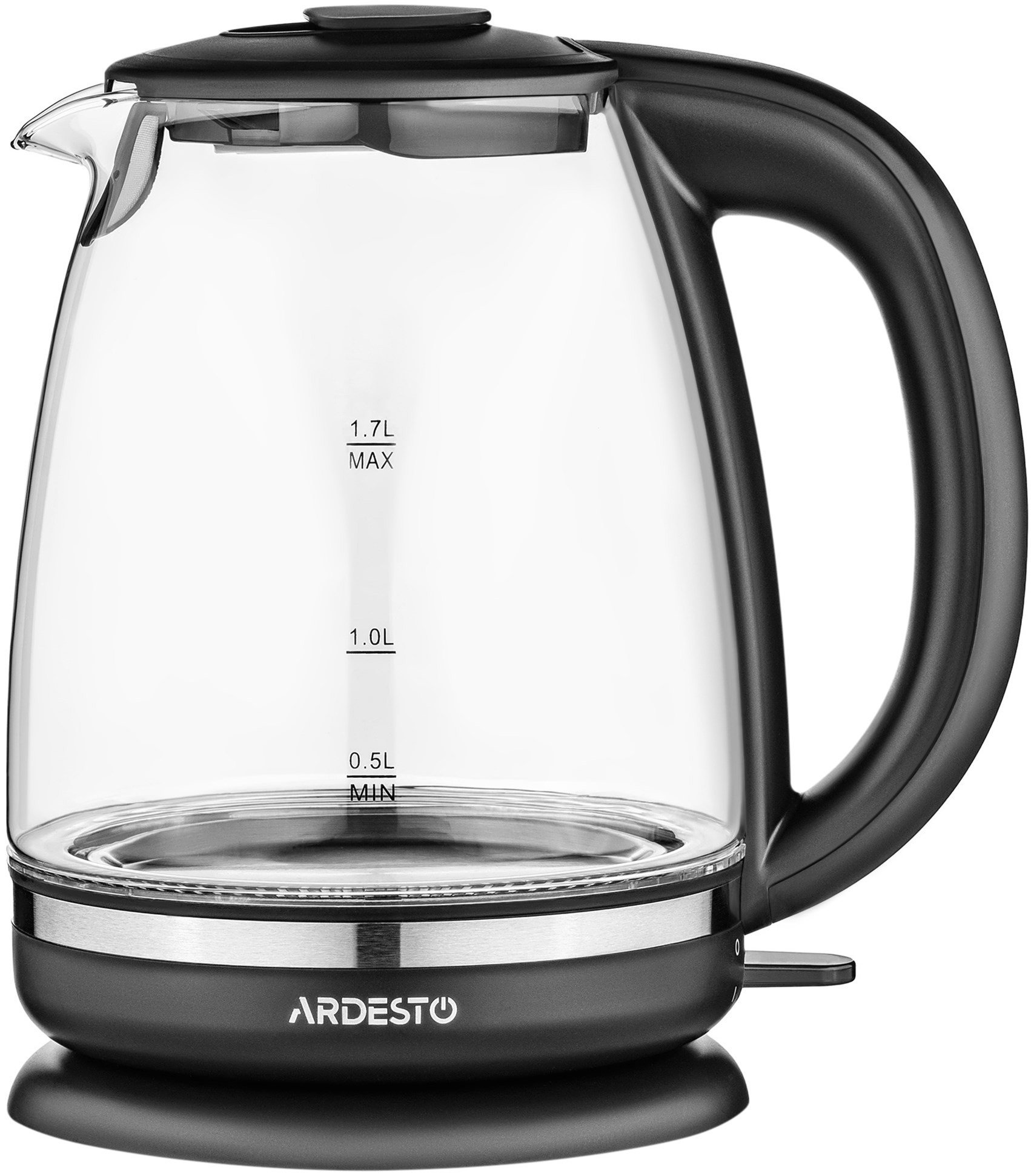 Электрочайник Ardesto EKL-F100 1.7 л черный купить,NaN