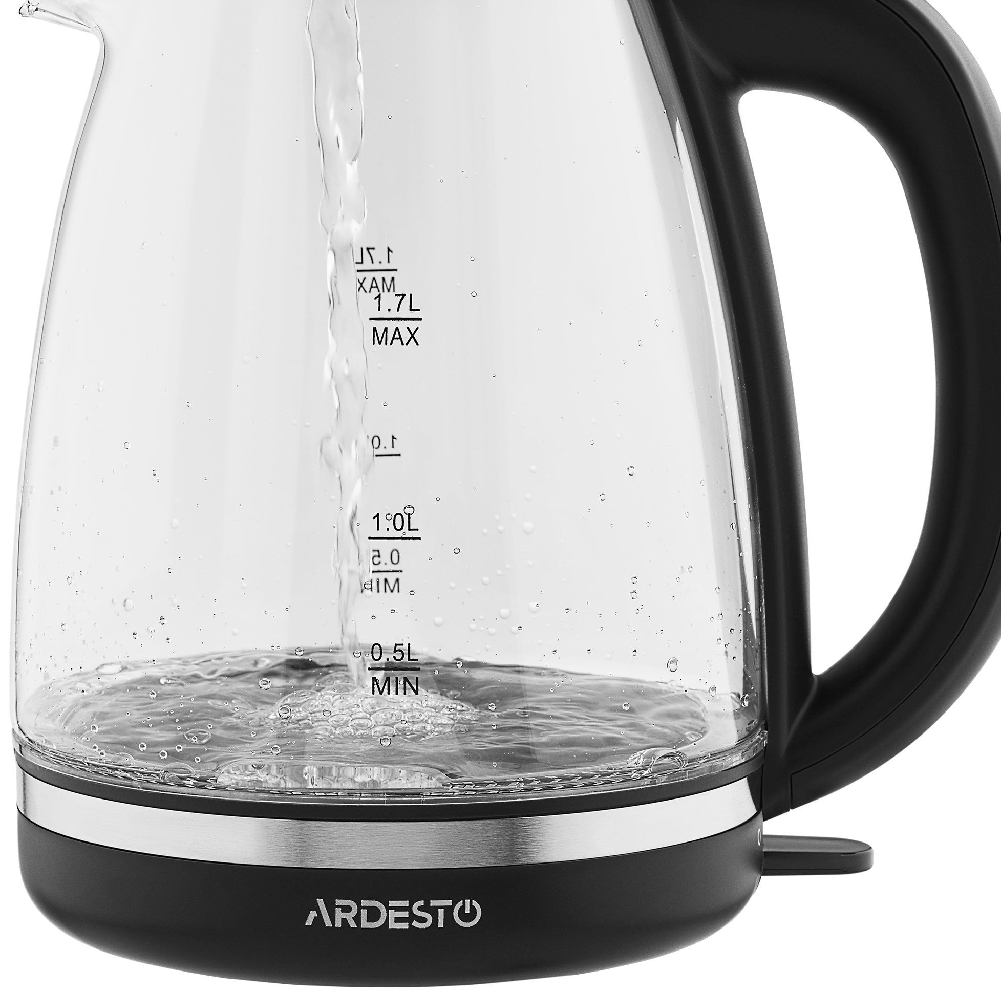 Электрочайник Ardesto EKL-F100 1.7 л черный купить,NaN
