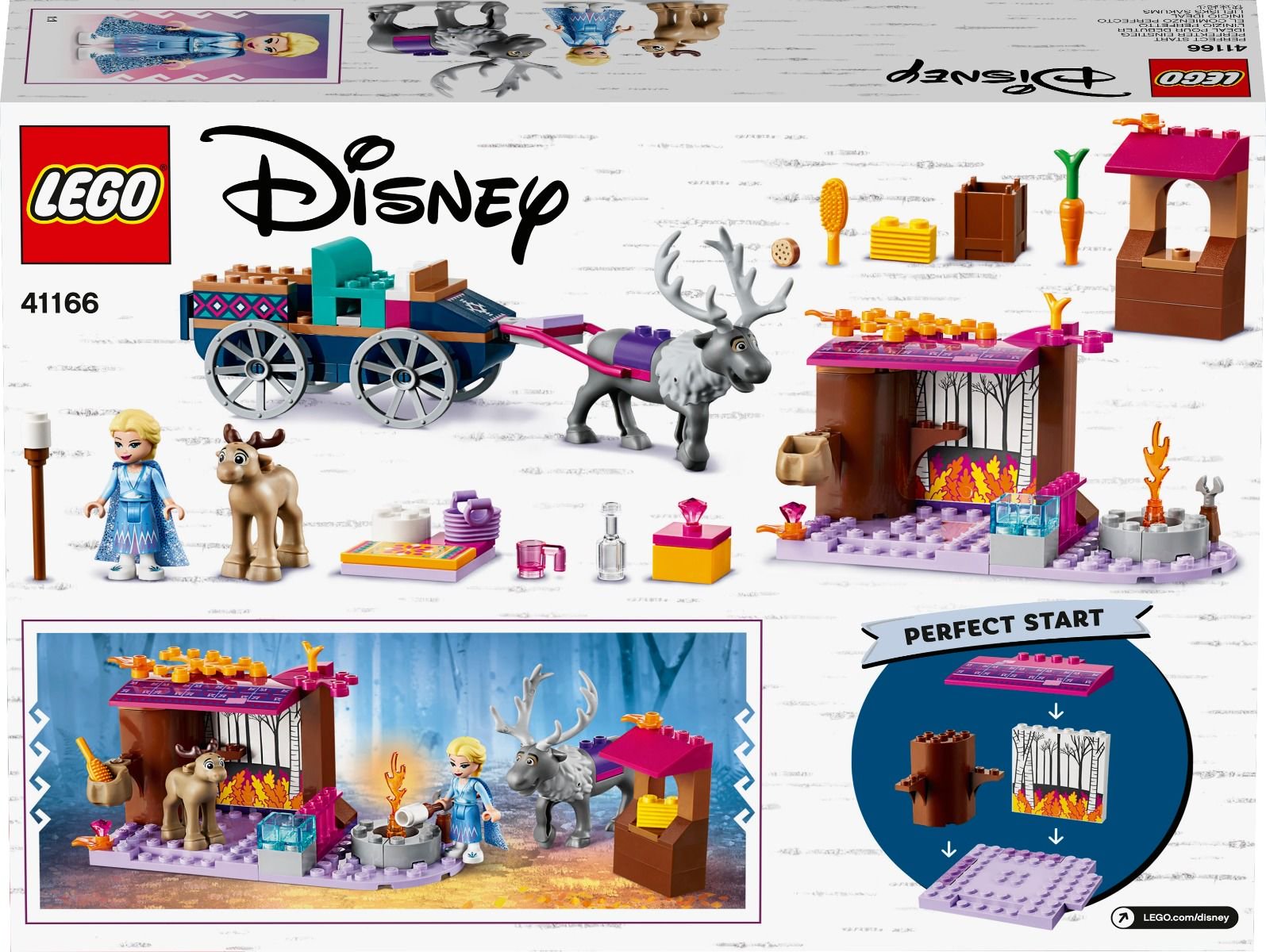 Конструктор Lego Disney Princess Дорожные приключения Эльзы 41166 купить,NaN