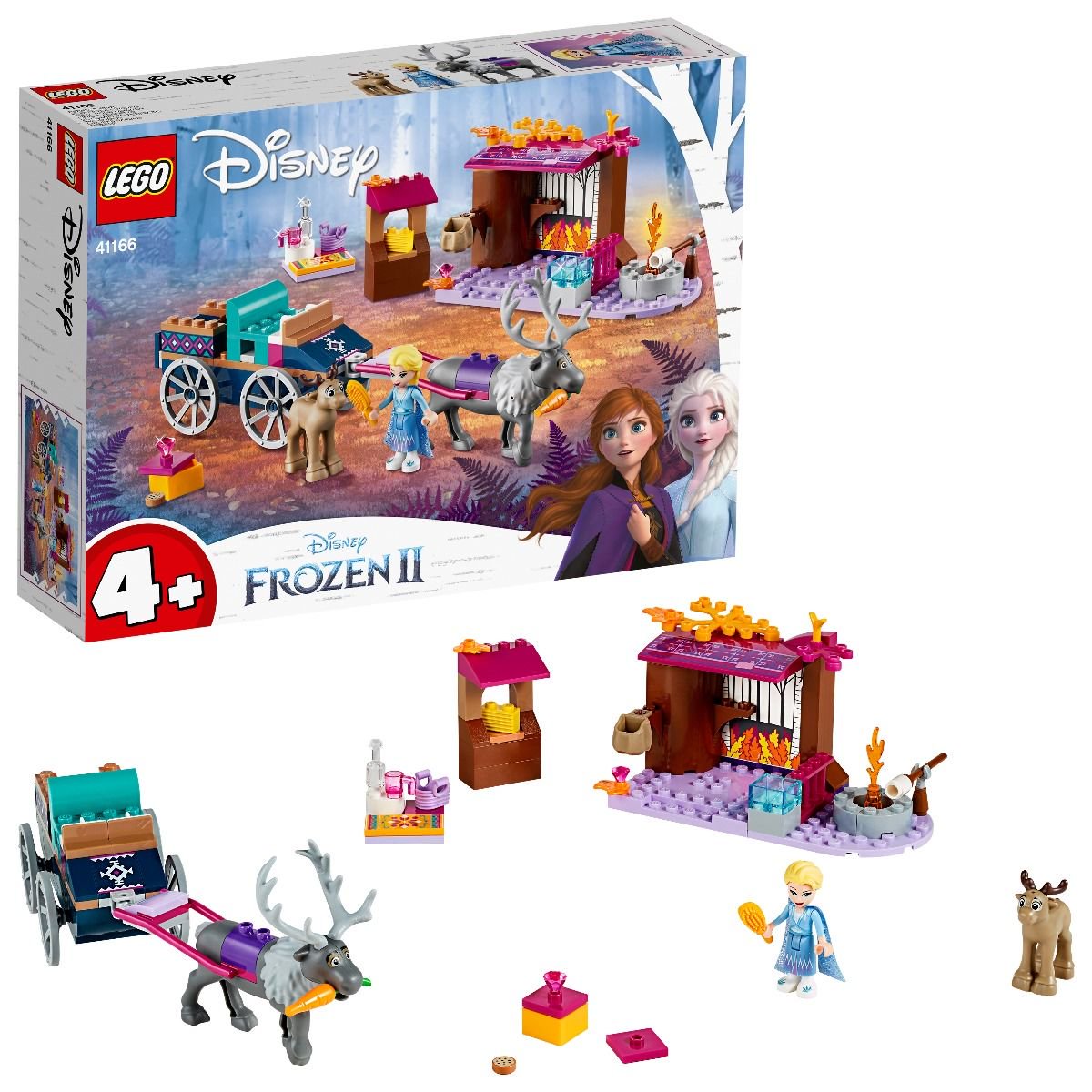 Конструктор Lego Disney Princess Дорожные приключения Эльзы 41166 купить,NaN