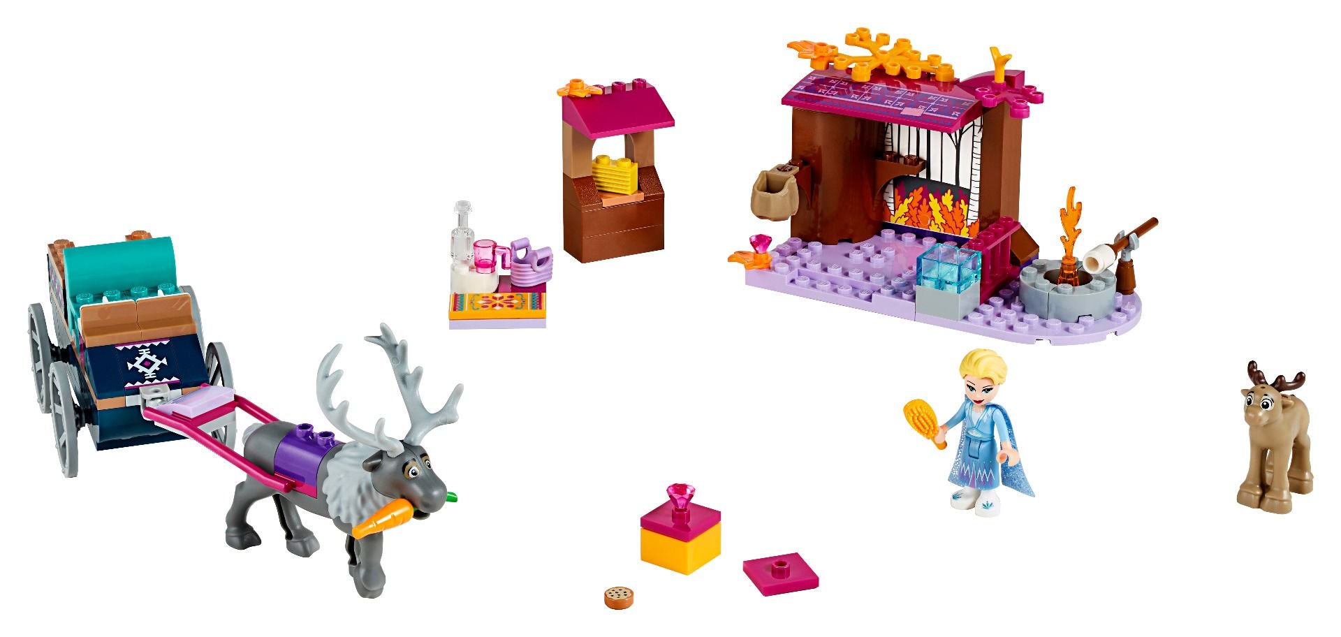 Конструктор Lego Disney Princess Дорожные приключения Эльзы 41166 купить,NaN
