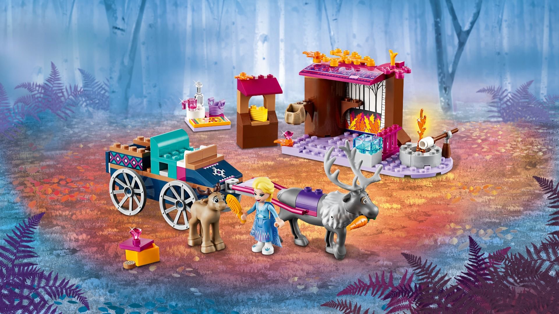 Конструктор Lego Disney Princess Дорожные приключения Эльзы 41166 купить,NaN