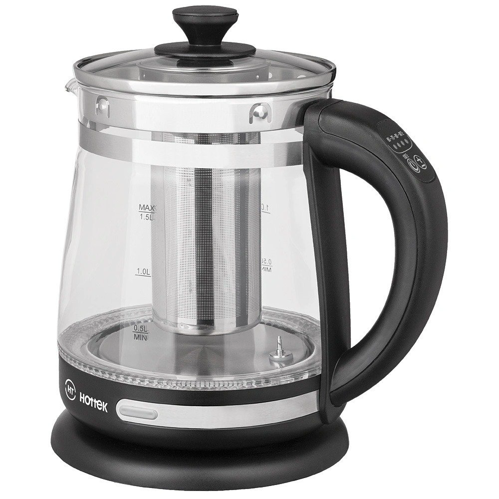 Электрочайник Hottek HT-960-014 серебристо-черный купить,NaN