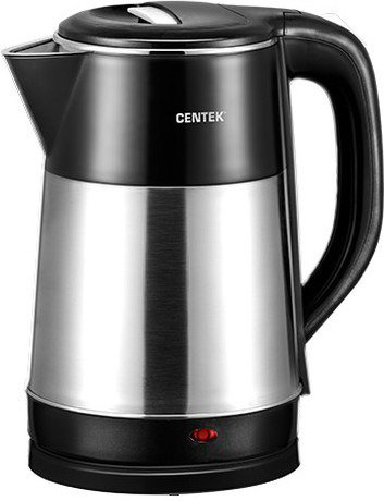 Электрочайник Centek CT-0021 2.2 л серебристо-черный